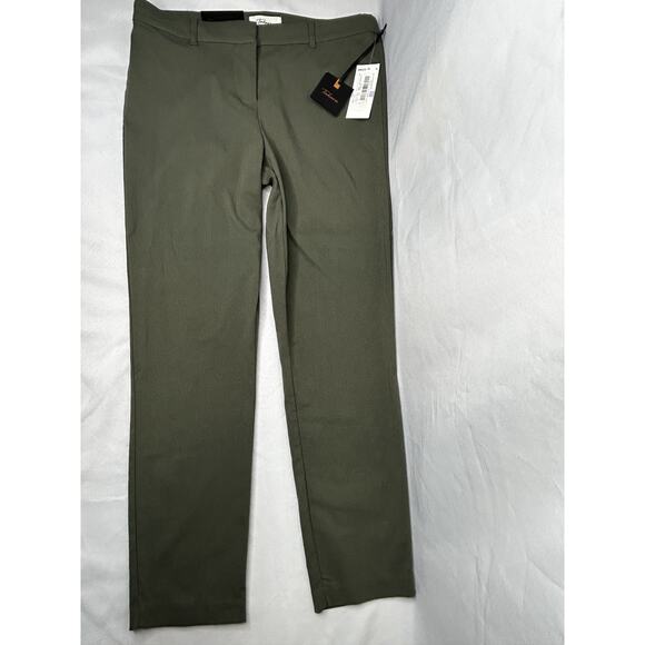 Takara Pants - Takara Womens Skinny Stretch Ankle Pant Size 11 Olive Green New w/ Tags
